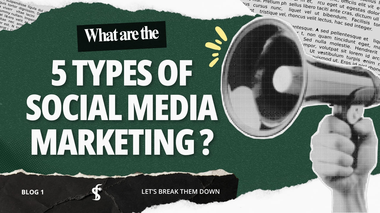 What are the 5 types of Social Media Marketing?