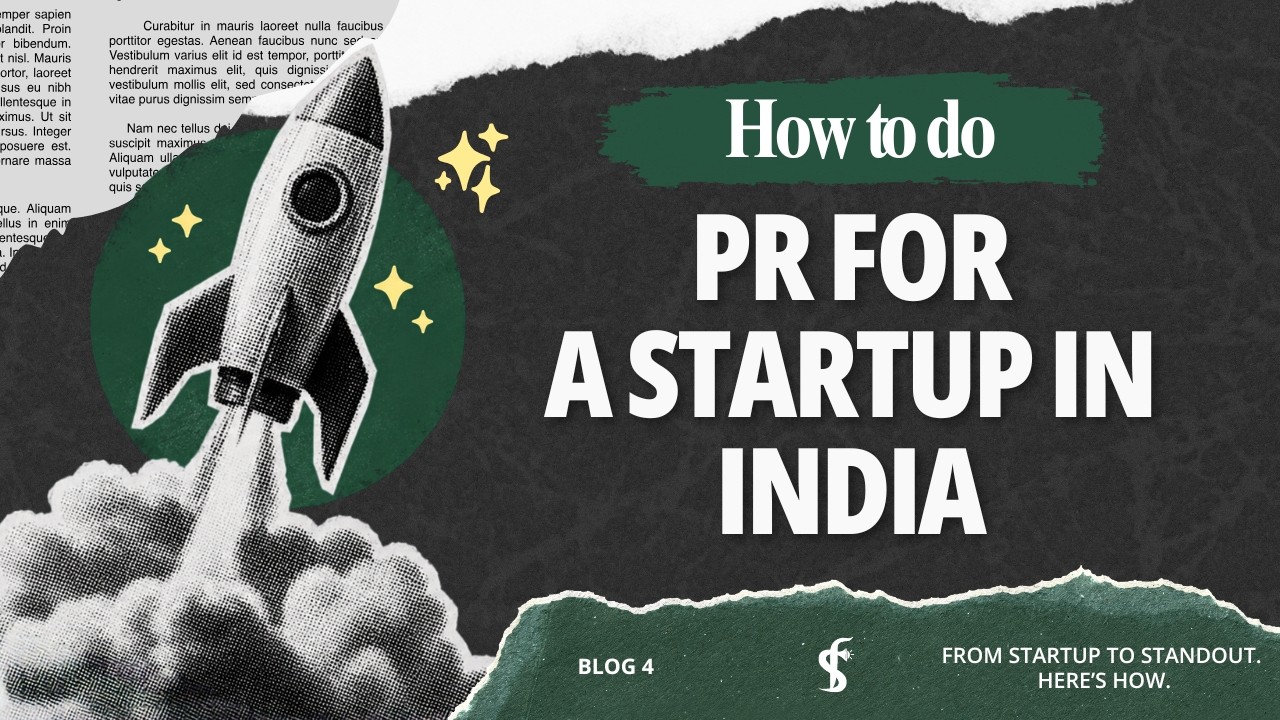 How to do PR for a startup in India