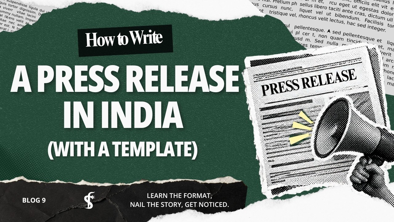 How to write a press release in India (with a template)